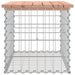 Tuinbank schanskorfontwerp 63x44x42 cm massief douglashout