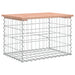 Tuinbank schanskorfontwerp 63x44x42 cm massief douglashout
