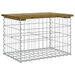 Tuinbank schanskorfontwerp 63x44x42 cm geïmpregneerd grenenhout