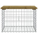 Tuinbank schanskorfontwerp 63x44x42 cm geïmpregneerd grenenhout