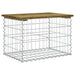 Tuinbank schanskorfontwerp 63x44x42 cm geïmpregneerd grenenhout