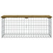 Tuinbank schanskorfontwerp 103x44x42 cm geïmpregneerd hout