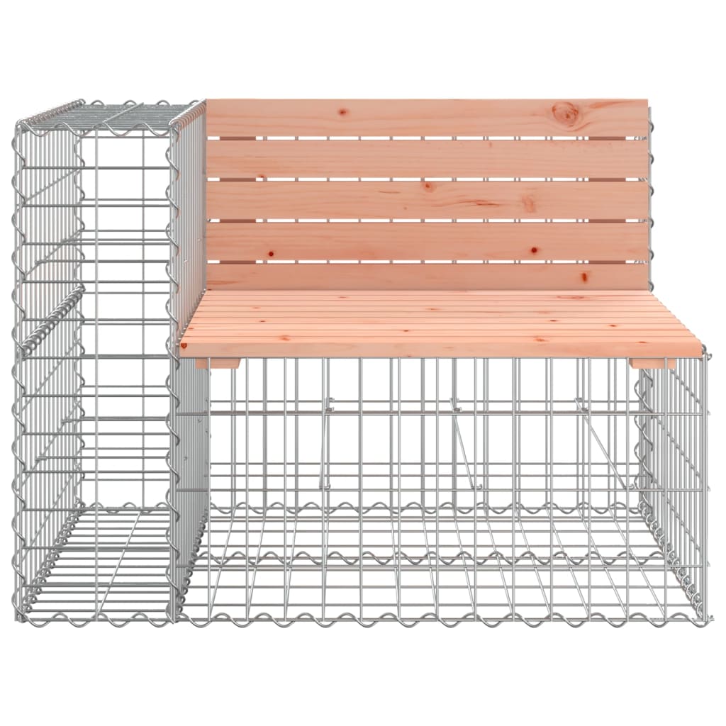 Tuinbank schanskorfontwerp 92x71x65,5 cm massief douglashout