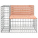 Tuinbank schanskorfontwerp 92x71x65,5 cm massief douglashout