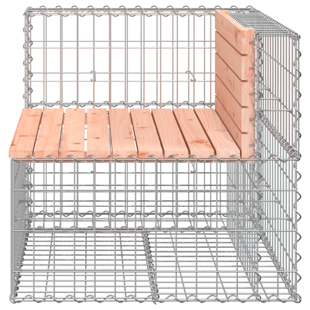 Tuinbank schanskorfontwerp 92x71x65,5 cm massief douglashout