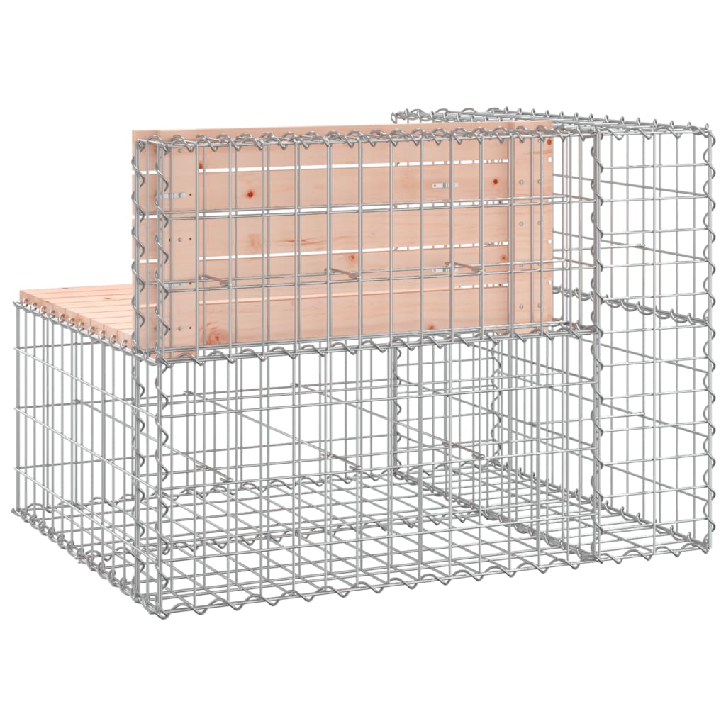 Tuinbank schanskorfontwerp 92x71x65,5 cm massief douglashout