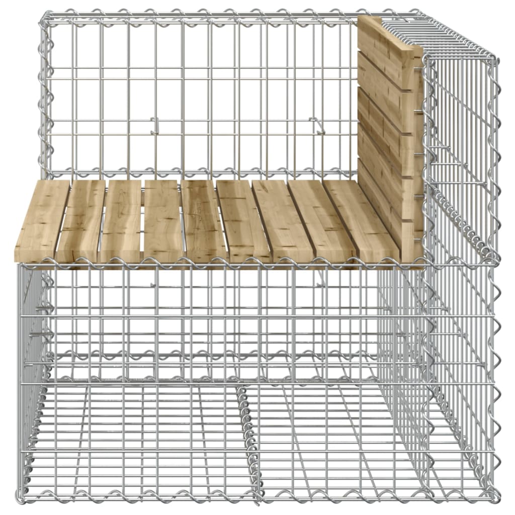 Tuinbank schanskorfontwerp 92x71x65,5 cm geïmpregneerd hout
