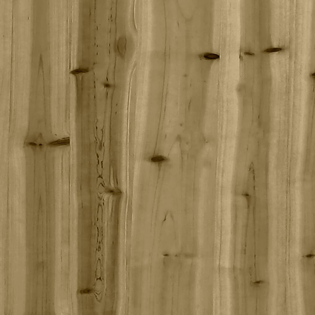 Tuinbank schanskorfontwerp 92x71x65,5 cm geïmpregneerd hout