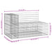 Tuinbank schanskorfontwerp 122x71x65,5 cm massief grenenhout