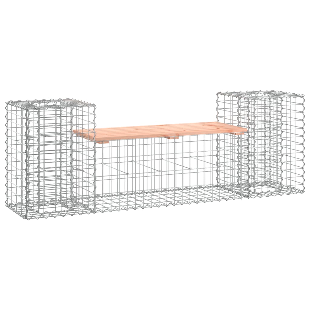 Tuinbank schanskorfontwerp 183x41x60,5 cm massief douglashout