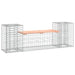 Tuinbank schanskorfontwerp 183x41x60,5 cm massief douglashout