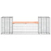 Tuinbank schanskorfontwerp 183x41x60,5 cm massief douglashout