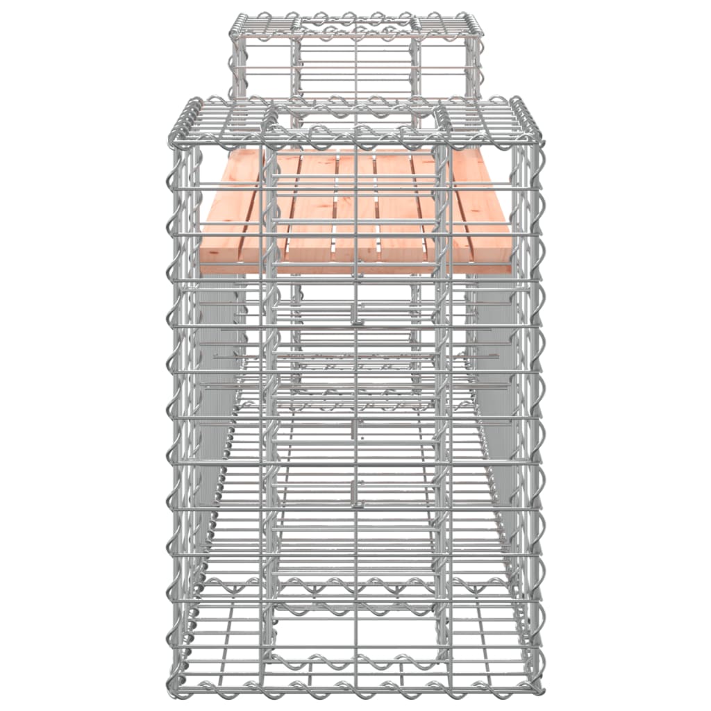 Tuinbank schanskorfontwerp 183x41x60,5 cm massief douglashout
