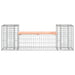 Tuinbank schanskorfontwerp 183x41x60,5 cm massief douglashout