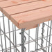 Tuinbank schanskorfontwerp 183x41x60,5 cm massief douglashout