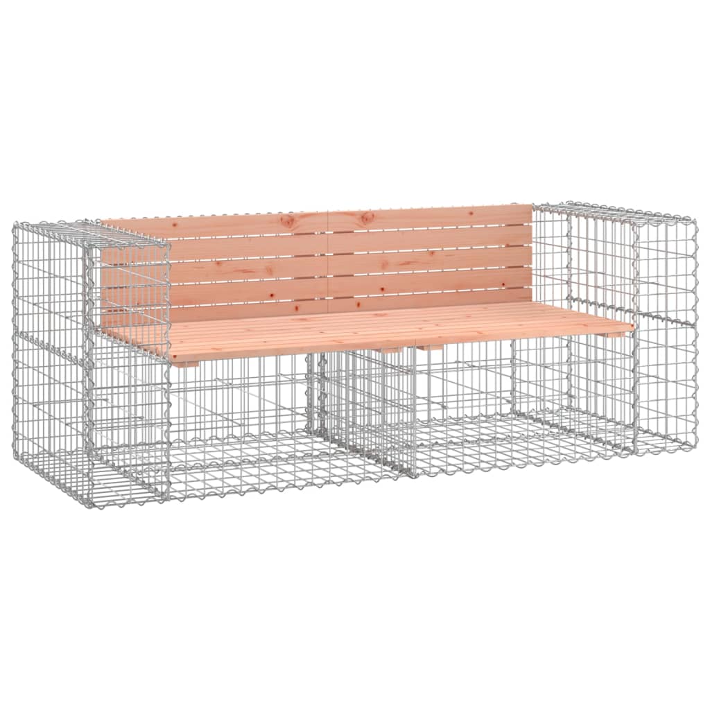 Tuinbank schanskorfontwerp 184x71x65,5 cm massief douglashout