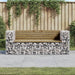 Tuinbank schanskorfontwerp 184x71x65,5 cm geïmpregneerd hout