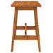 Kruk 45x29x45 cm rechthoekig massief acaciahout