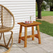 Kruk 45x29x45 cm rechthoekig massief acaciahout
