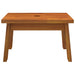 Opstapkruk 38x26x22 cm massief acaciahout