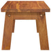 Opstapkruk 38x26x22 cm massief acaciahout
