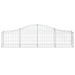Schanskorven 2 St Gewelfd 200X30X40/60 Cm Gegalvaniseerd Ijzer 200 x 30 x 40/60 cm