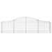 Schanskorven 3 St Gewelfd 200X30X40/60 Cm Gegalvaniseerd Ijzer 200 x 30 x 40/60 cm