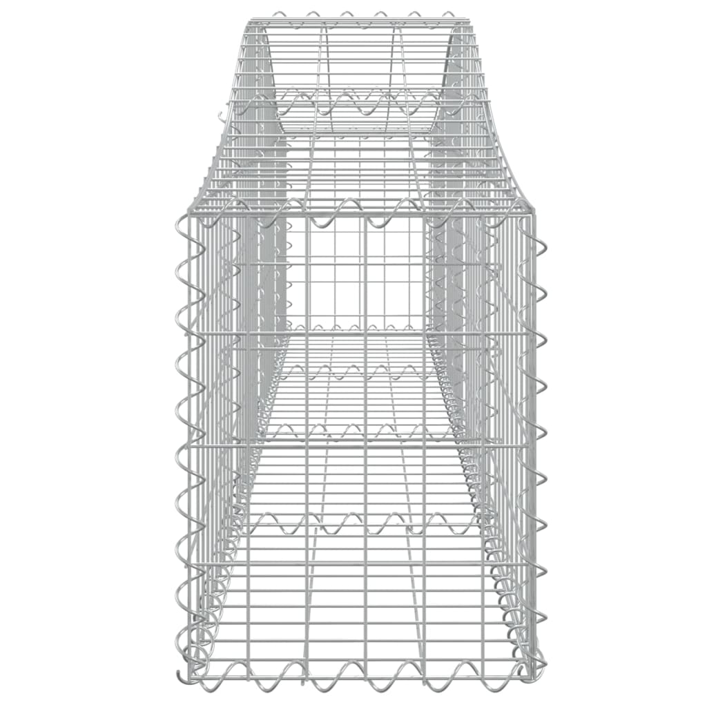 Schanskorven 3 St Gewelfd 200X30X40/60 Cm Gegalvaniseerd Ijzer 200 x 30 x 40/60 cm