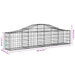 Schanskorven 3 St Gewelfd 200X30X40/60 Cm Gegalvaniseerd Ijzer 200 x 30 x 40/60 cm
