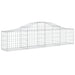 Schanskorven 4 St Gewelfd 200X30X40/60 Cm Ijzer 200 x 30 x 40/60 cm