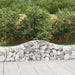Schanskorven 4 St Gewelfd 200X30X40/60 Cm Ijzer 200 x 30 x 40/60 cm