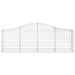Schanskorven 5 St Gewelfd 200X30X60/80 Cm Gegalvaniseerd Ijzer 200 x 30 x 60/80 cm