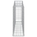 Schanskorven 3 St Gewelfd 200X30X80/100 Cm Gegalvaniseerd Ijzer 200 x 30 x 80/100 cm