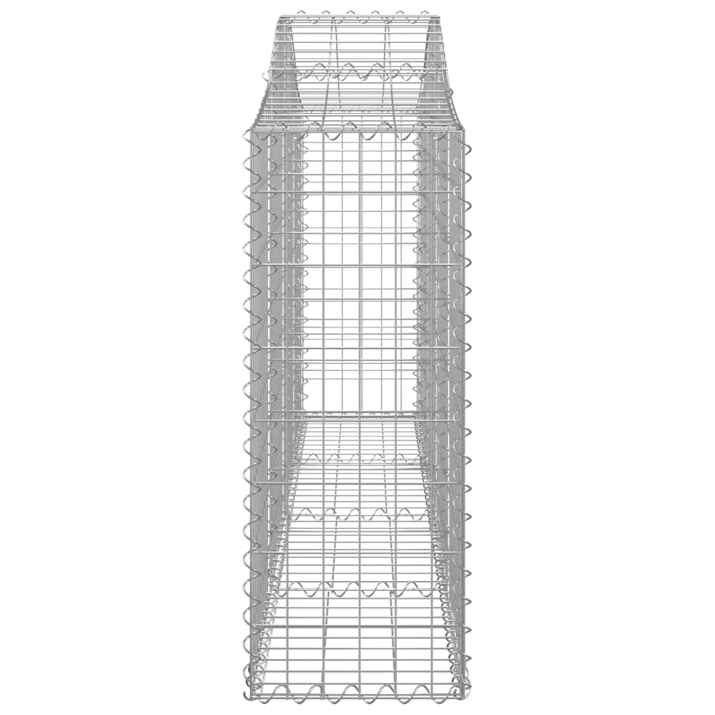 Schanskorven 6 St Gewelfd 200X30X80/100 Cm Gegalvaniseerd Ijzer 200 x 30 x 80/100 cm