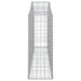 Schanskorven 6 St Gewelfd 200X30X80/100 Cm Gegalvaniseerd Ijzer 200 x 30 x 80/100 cm