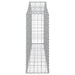 Schanskorven 8 St Gewelfd 200X30X80/100 Cm Gegalvaniseerd Ijzer 200 x 30 x 80/100 cm