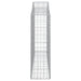 Schanskorven 4 St Gewelfd 200X30X100/120 Cm Ijzer 200 x 30 x 100/120 cm