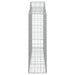 Schanskorven 5 St Gewelfd 200X30X100/120 Cm Ijzer 200 x 30 x 100/120 cm