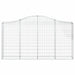 Schanskorven 7 St Gewelfd 200X30X100/120 Cm Ijzer 200 x 30 x 100/120 cm