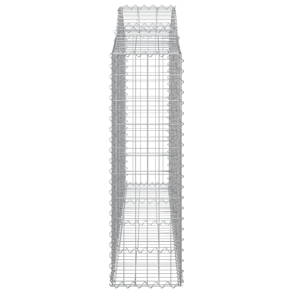 Schanskorven 18 St Gewelfd 200X30X100/120 Cm Ijzer 200 x 30 x 100/120 cm