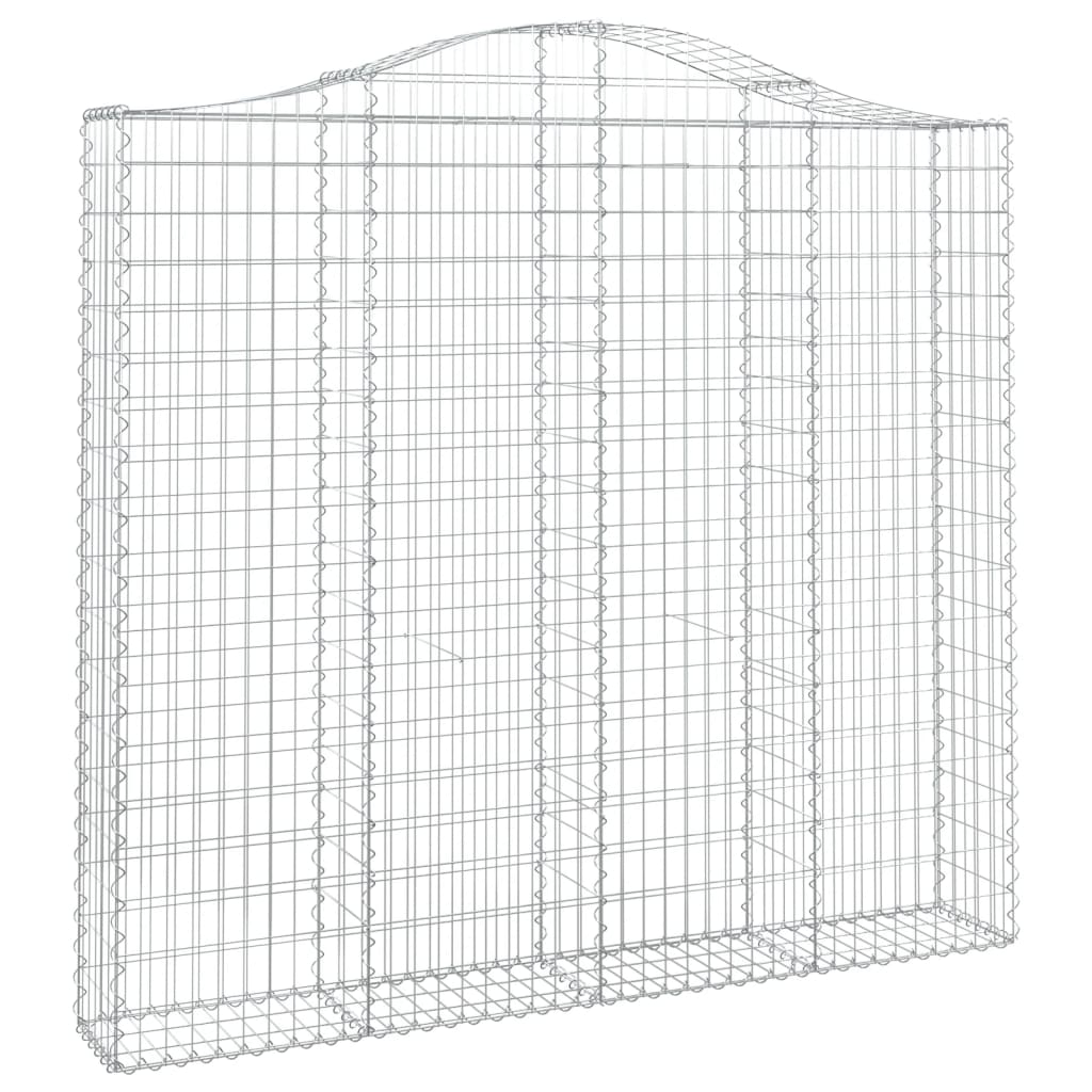 Schanskorven 4 St Gewelfd 200X30X180/200 Cm Ijzer 200 x 30 x 180/200 cm