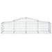 Schanskorven 6 St Gewelfd 200X50X40/60 Cmgegalvaniseerd Ijzer 200 x 50 x 40/60 cm