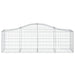 Schanskorven 6 St Gewelfd 200X50X60/80 Cm Gegalvaniseerd Ijzer 200 x 50 x 60/80 cm