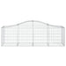 Schanskorven 8 St Gewelfd 200X50X60/80 Cm Gegalvaniseerd Ijzer 200 x 50 x 60/80 cm