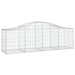 Schanskorven 13 St Gewelfd 200X50X60/80 Cm Gegalvaniseerd Ijzer 200 x 50 x 60/80 cm