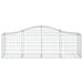 Schanskorven 15 St Gewelfd 200X50X60/80 Cm Gegalvaniseerd Ijzer 200 x 50 x 60/80 cm