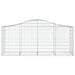 Schanskorven 4 St Gewelfd 200X50X80/100 Cm Gegalvaniseerd Ijzer 200 x 50 x 80/100 cm
