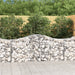 Schanskorven 9 St Gewelfd 200X50X80/100 Cm Gegalvaniseerd Ijzer 200 x 50 x 80/100 cm