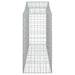 Schanskorven 10 St Gewelfd 200X50X100/120 Cm Ijzer 200 x 50 x 100/120 cm