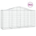 Schanskorven 11 St Gewelfd 200X50X100/120 Cm Ijzer 200 x 50 x 100/120 cm